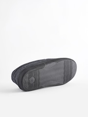 Navy Blue Faux Fur Lined Apron Slippers - Image 6 of 6
