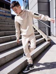 Neutral Sporty Hoodie and Joggers Set (3-16yrs) - Image 1 of 6