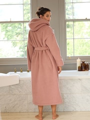 Pink Teddy Borg Fleece Dressing Gown - Image 4 of 6