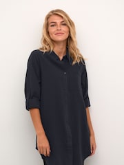 Kaffe 100% Cotton Naya Tunic Shirt - Image 1 of 6
