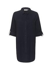 Kaffe 100% Cotton Naya Tunic Shirt - Image 5 of 6