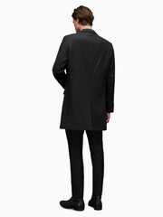 AllSaints Black Manfred Coat - Image 5 of 10