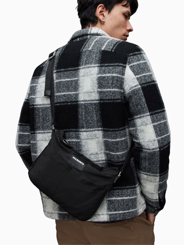 AllSaints Black Ader Cross-Body Bag - Image 1 of 7