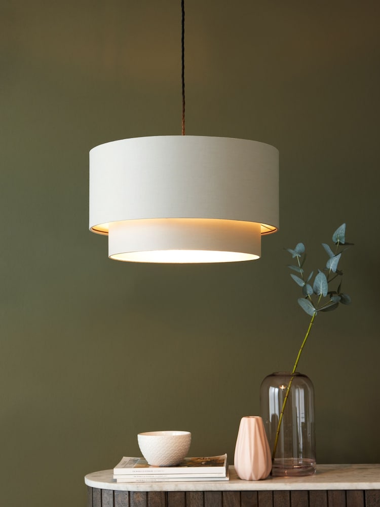 Champagne Gold Rico 2 tier small Large Easy Fit Shade - Image 1 of 5 Champagne Gold Rico 2 tier small Large Easy Fit Shade - Image 1 of 5