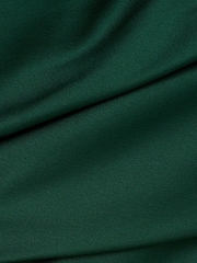 Adrianna Papell Green Satin Crepe Dress - Image 7 of 7