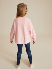 Pink Sequin Disney Minnie & Mickey Mouse License Long Sleeve T-Shirt (3-16yrs) - Image 3 of 7