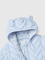 أزرق - سترة للبيبي مبطنة من القطن 100% من Benetton - صورة 3 من 3
