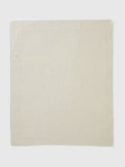 Benetton Pink Baby 100% Cotton Blanket - Image 2 of 3
