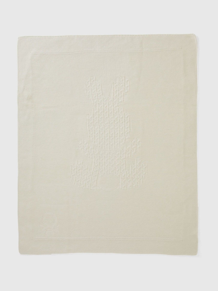Benetton Pink Baby 100% Cotton Blanket - Image 2 of 3
