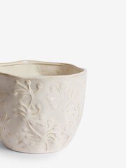 Outdoor Fresh Blooms Ceramic Plant Pot - صورة 3 من 3