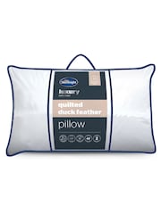 Silentnight Quilted Duck Feather Pillow - Image 2 of 4