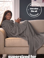 Silentnight Grey Snugsie Wearable Blanket - Image 4 of 10