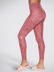 Skechers Pink Go Sculpt High Waisted Leopard Leggings - Image 4 of 4