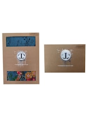 Timorous Beasties Set of 2 Green Bloomsbury Garden 220 Thread Count 100% Cotton Pillowcases - Image 1 of 1