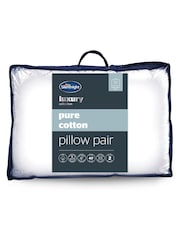 Silentnight 2 Pack Pure 100% Cotton Pillows - Image 9 of 9