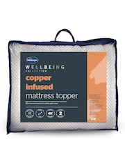 Silentnight White Wellbeing Copper Mattress Topper - Image 2 of 10
