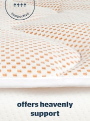 Silentnight White Wellbeing Copper Mattress Topper - Image 4 of 10