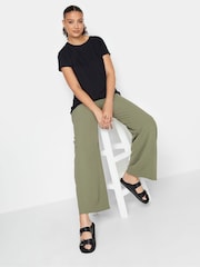 Long Tall Sally Green Wide Leg Trousers - Image 2 of 3