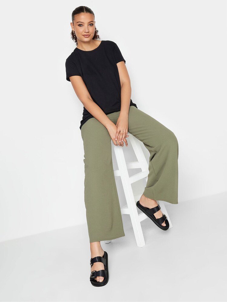 Long Tall Sally Green Wide Leg Trousers - Image 2 of 3