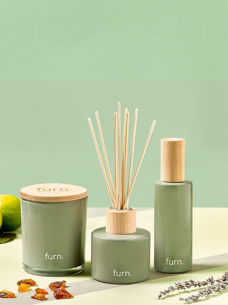 Furn Green Jade Green Amazonia Botanica Scented Three Piece Gift Set - Image 1 of 4