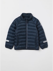 Polarn O. Pyret Blue Quilted Water Resistant Jacket - Image 1 of 4