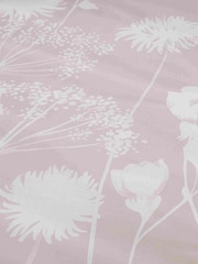 Catherine Lansfield Blush Pink Meadowsweet Floral Reversible Duvet Cover Set - Image 3 of 4