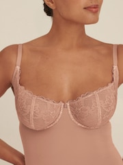 Nude Smoothing Control Lace Non Pad Wired Slip - Image 2 of 4