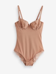 Nude Smoothing Control Lace Non Pad Wired Body - Image 5 of 5