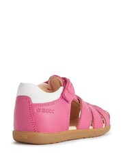 Geox Baby Girls Macchia Pink First Steps Shoes - Image 3 of 5