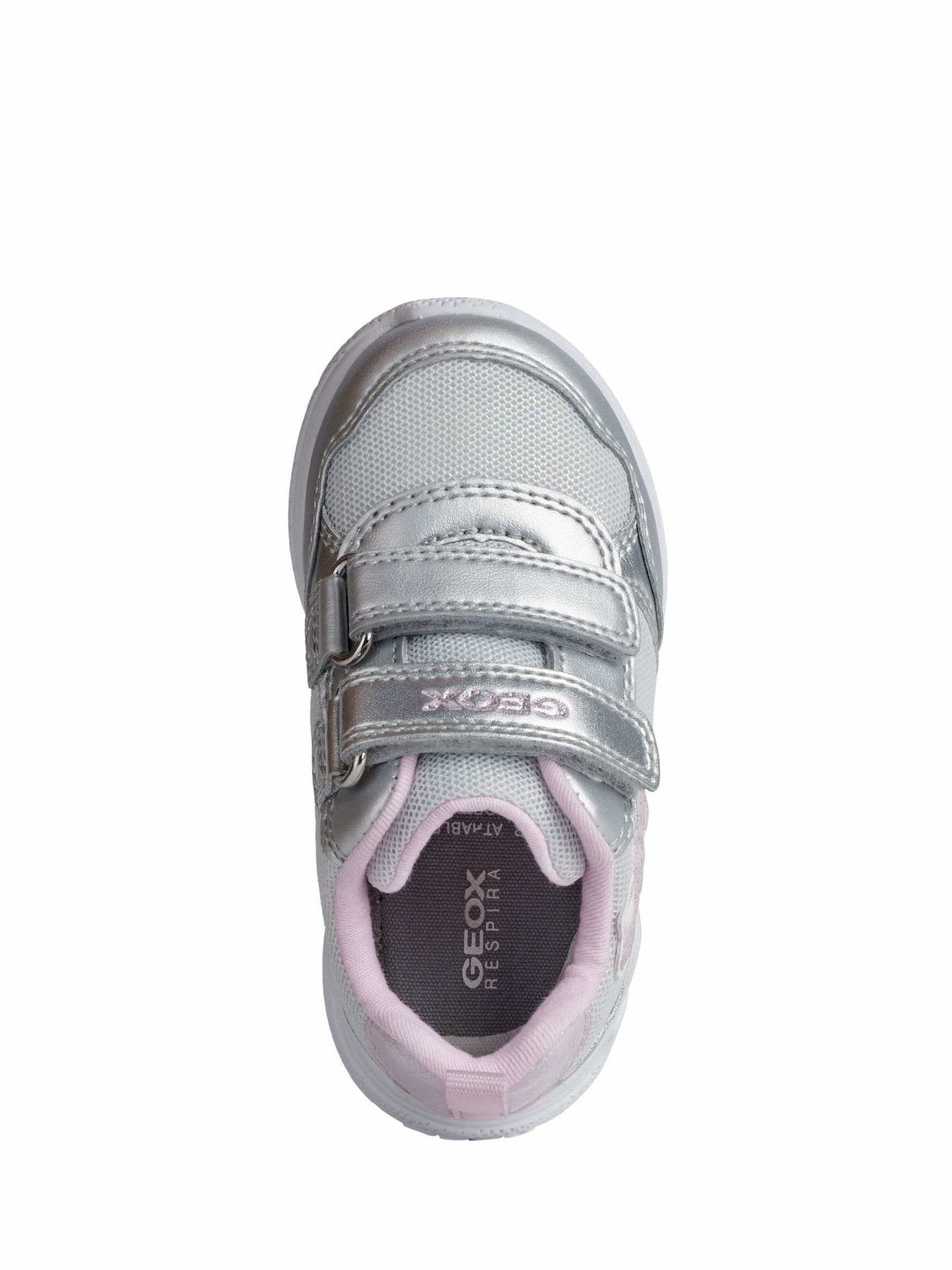 Geox silver sneakers cheap