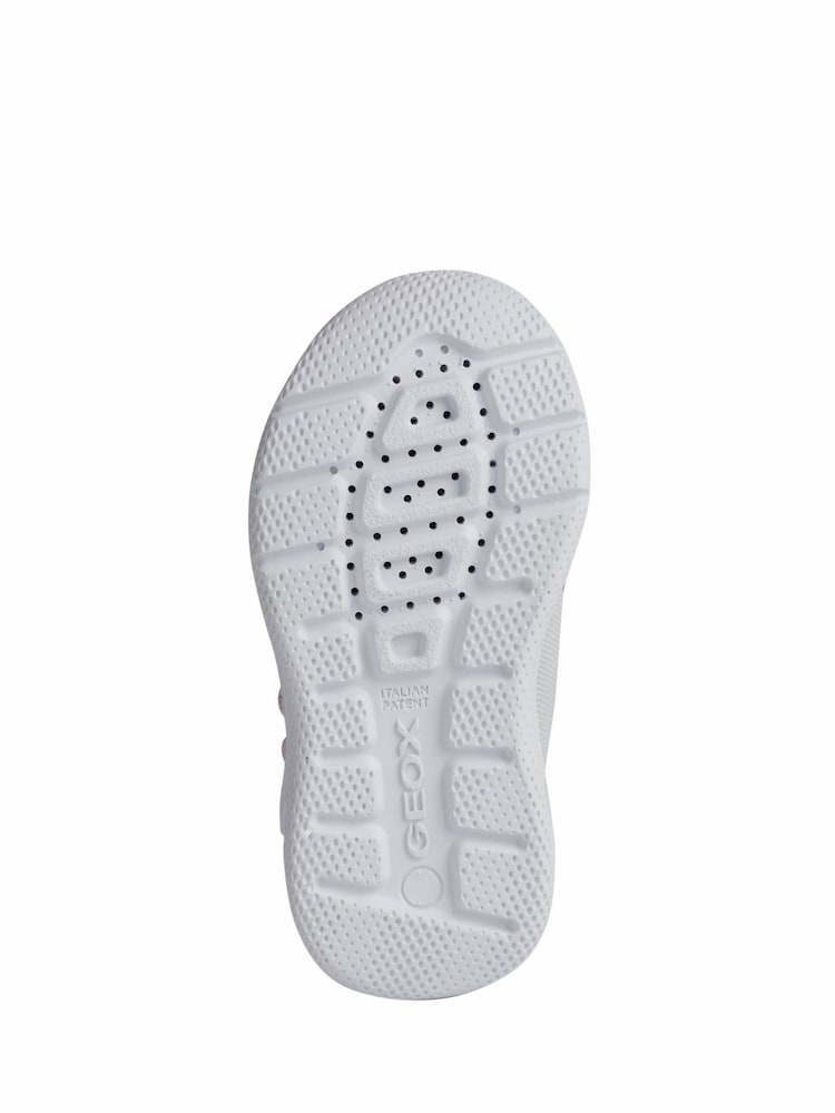 Geox Baby Girls Sprintye Silver Sneakers - Image 5 of 5