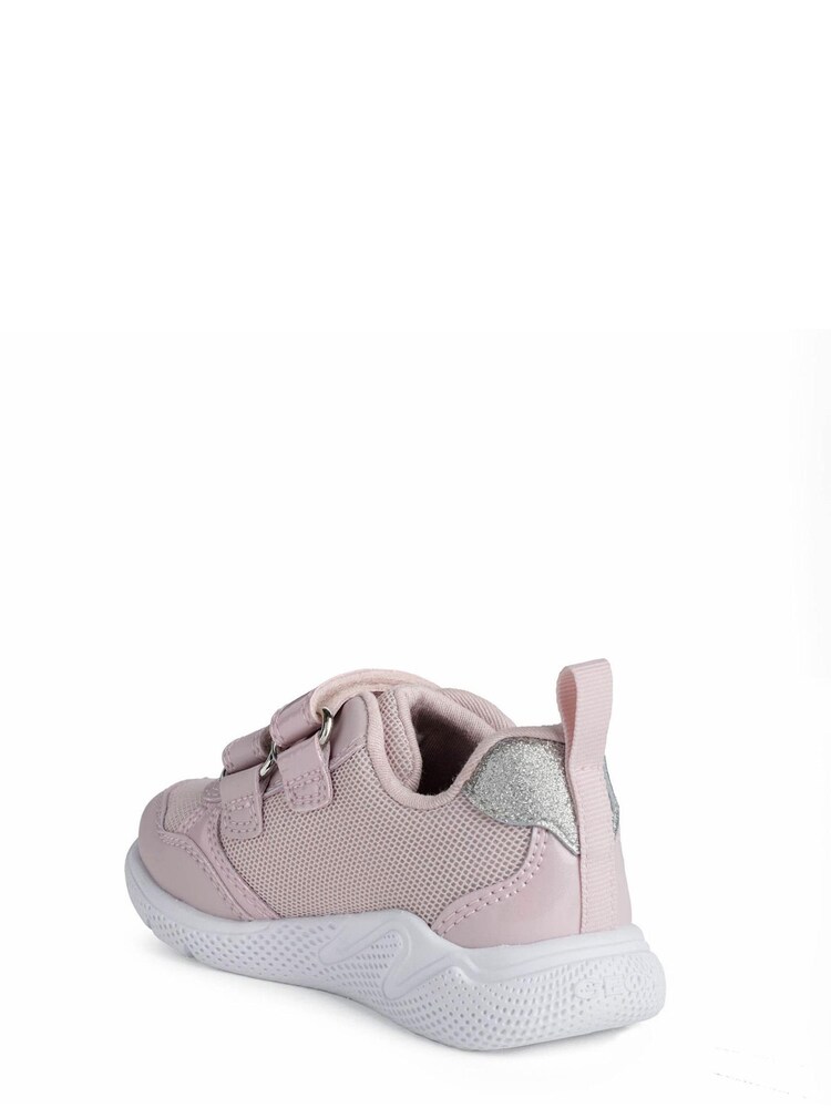 Geox Baby Girls Sprintye Pink Sneakers - Image 3 of 5