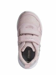 Geox Baby Girls Sprintye Pink Sneakers - Image 4 of 5