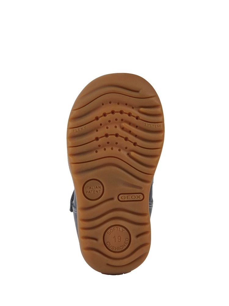 Geox Baby Boys Blue Macchia First Steps Shoes - Image 3 of 5