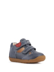 Geox Baby Boys Blue Macchia First Steps Shoes - Image 4 of 5