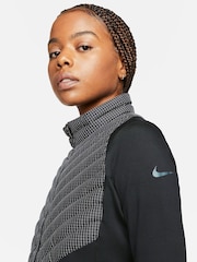 Nike Black Run Division Hybrid Running Jacket - Image 3 of 5