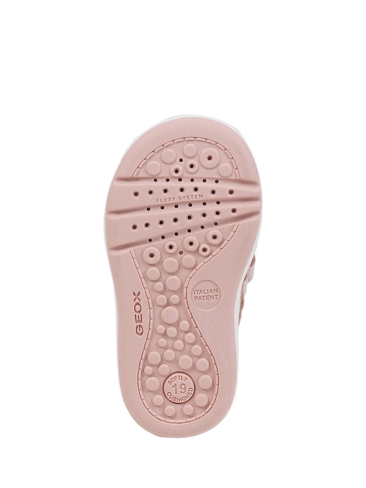 Geox Baby Girls Biglia White First Steps Shoes - Image 2 of 5