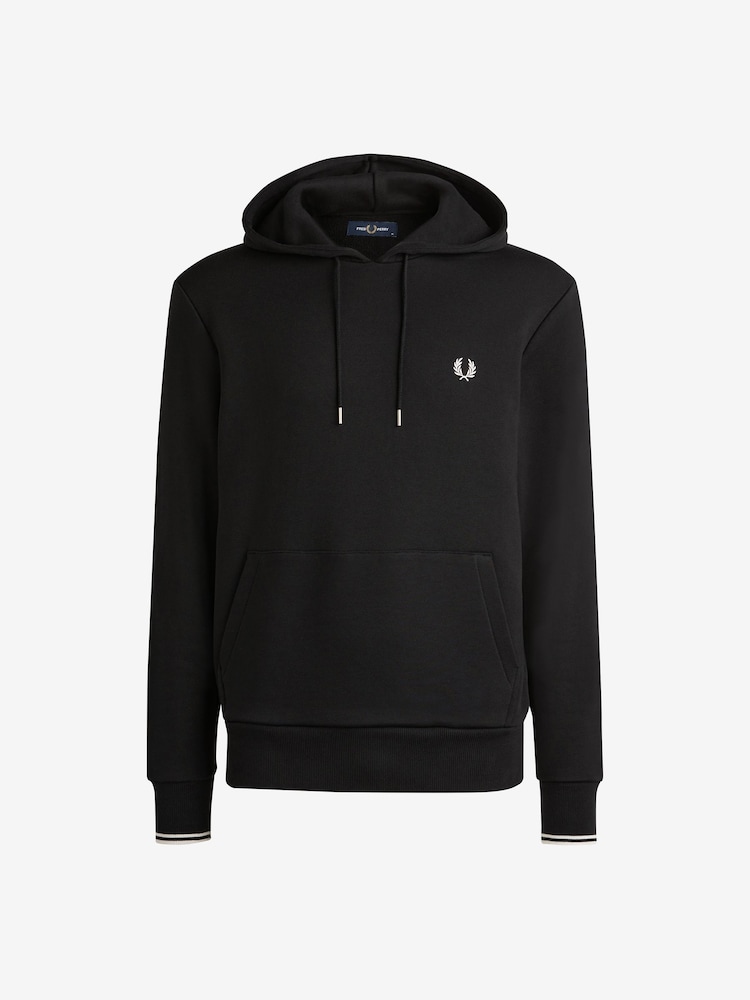Fred Perry Tipped Overhead Hoodie - Image 4 of 4