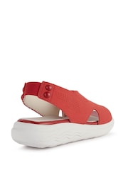 Geox Womens Spherica Ec5 Red Sandals - Image 5 of 6