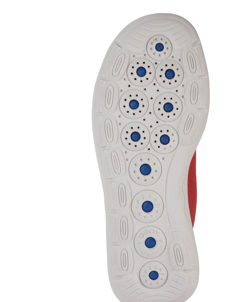 Geox Womens Spherica Ec5 Red Sandals - Image 6 of 6