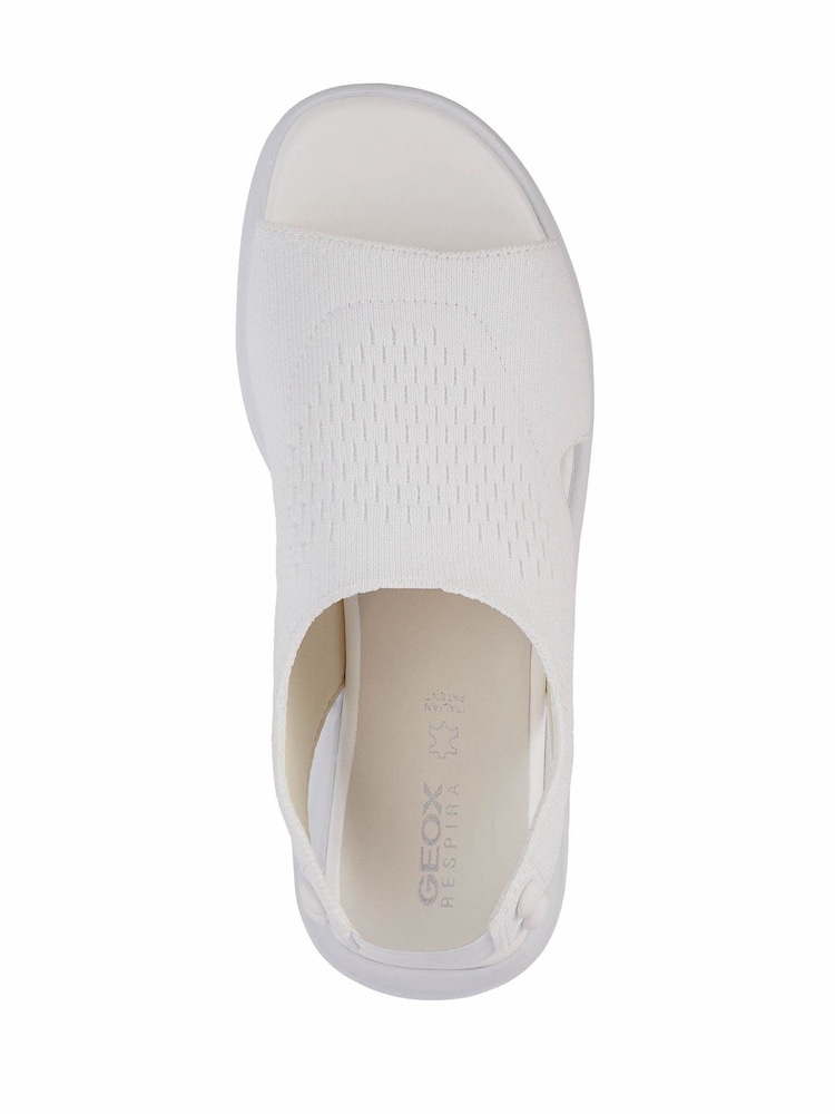 Geox Womens Spherica White Ec5 Sandals - Image 2 of 2