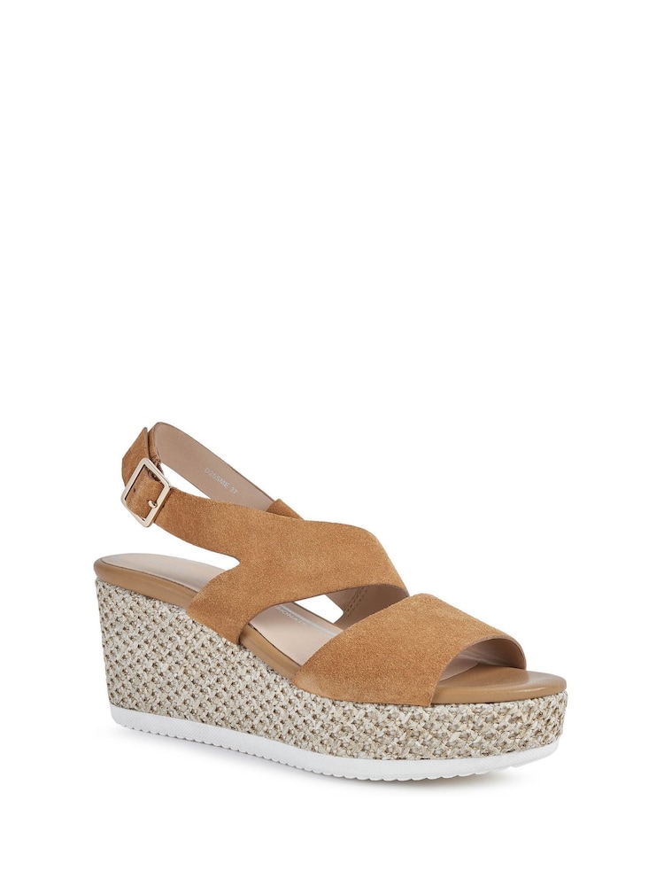 Geox Womens Lipari Brown Sandals - Image 2 of 5