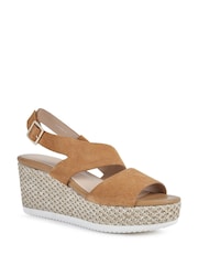 Geox Womens Lipari Brown Sandals - Image 4 of 5