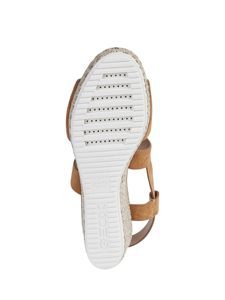Geox Womens Lipari Brown Sandals - Image 5 of 5