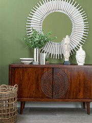 Fifty Five South Brown Vence Mango Wood Sideboard - Image 1 of 4