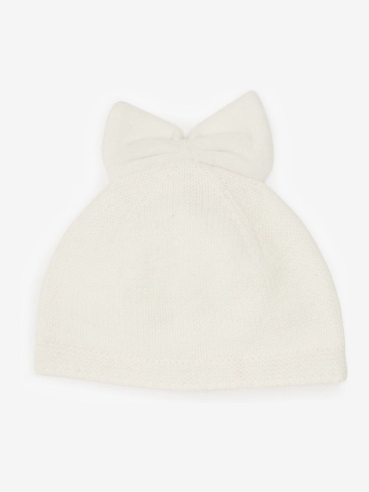 Cream Knitted Beanie Hat (0mths-2yrs) - Image 1 of 2