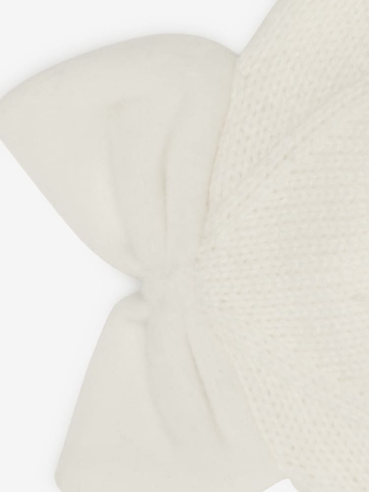 Cream Knitted Beanie Hat (0mths-2yrs) - Image 2 of 2