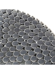 Fifty Five South Silver Templar Beaded Iron Coffee Table - Image 4 of 4