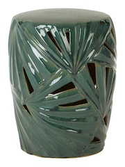 Fifty Five South Green Sorrell Ceramic Table Stool - Image 1 of 3