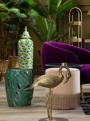 Fifty Five South Green Sorrell Ceramic Table Stool - Image 3 of 3